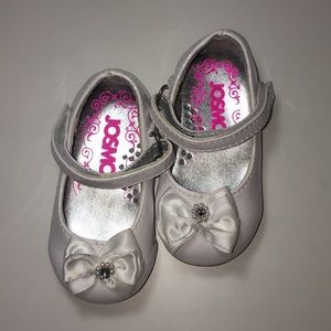 Baby white patent leather dress shoes